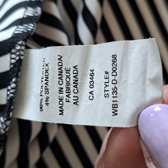 Ricki’s Black White Striped Stretchy Fit & Flare Skater Dress with Pockets Comfy - Picture 10 of 12